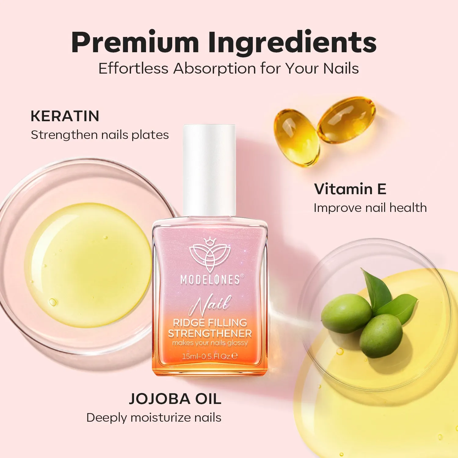 2 in 1 Nail Ridge Filler and Strengthener