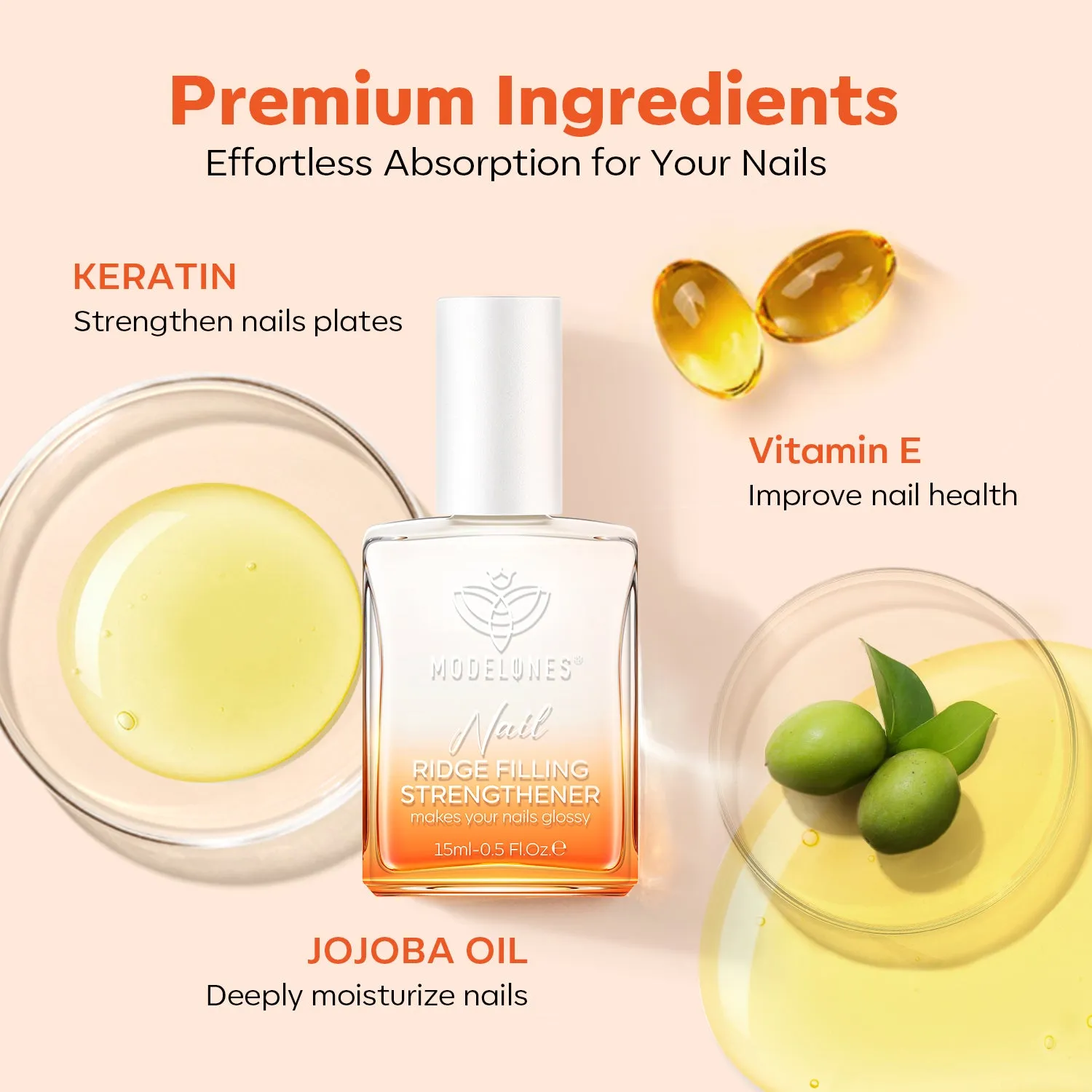 2 in 1 Nail Ridge Filler and Strengthener