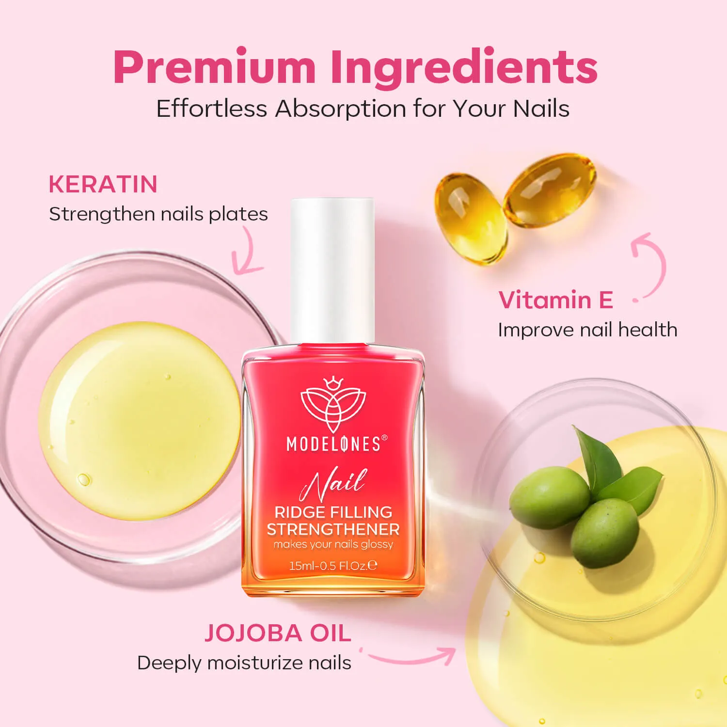 2 in 1 Nail Ridge Filler and Strengthener