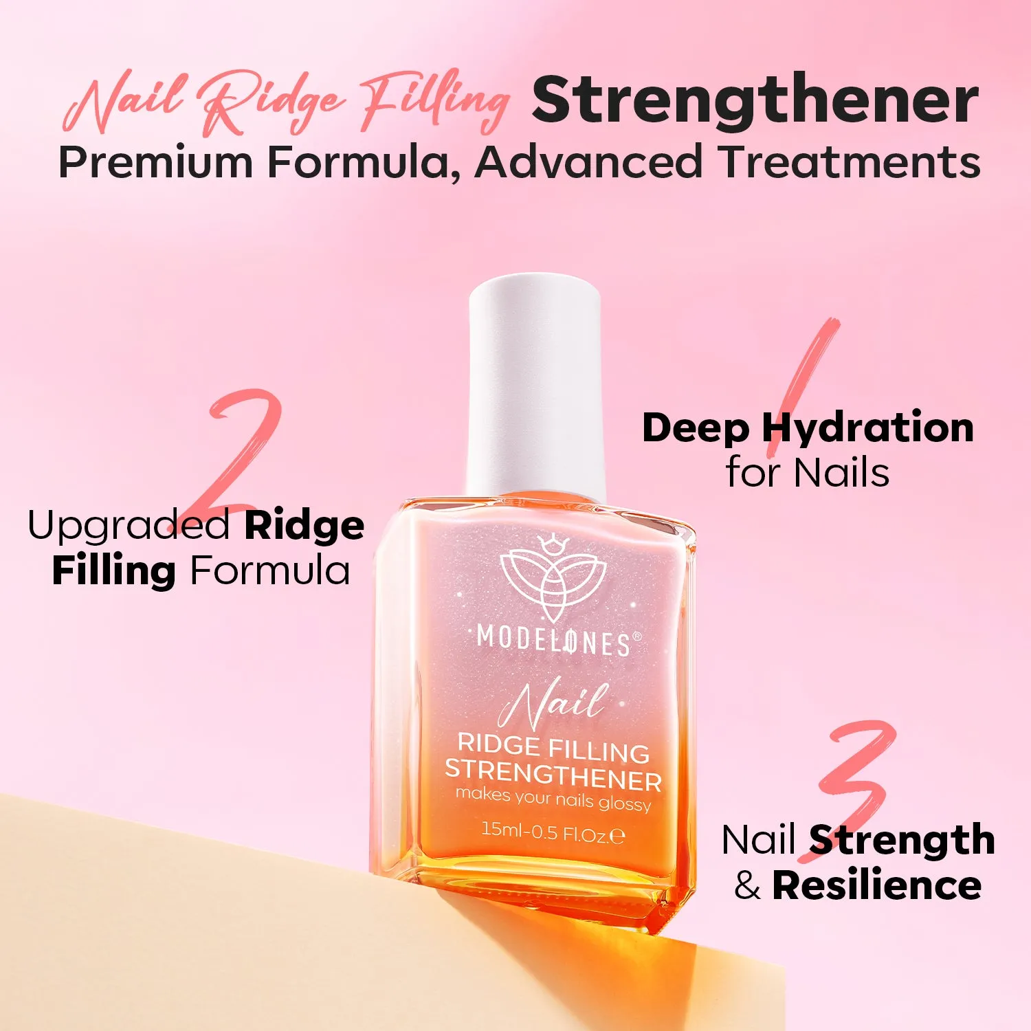 2 in 1 Nail Ridge Filler and Strengthener