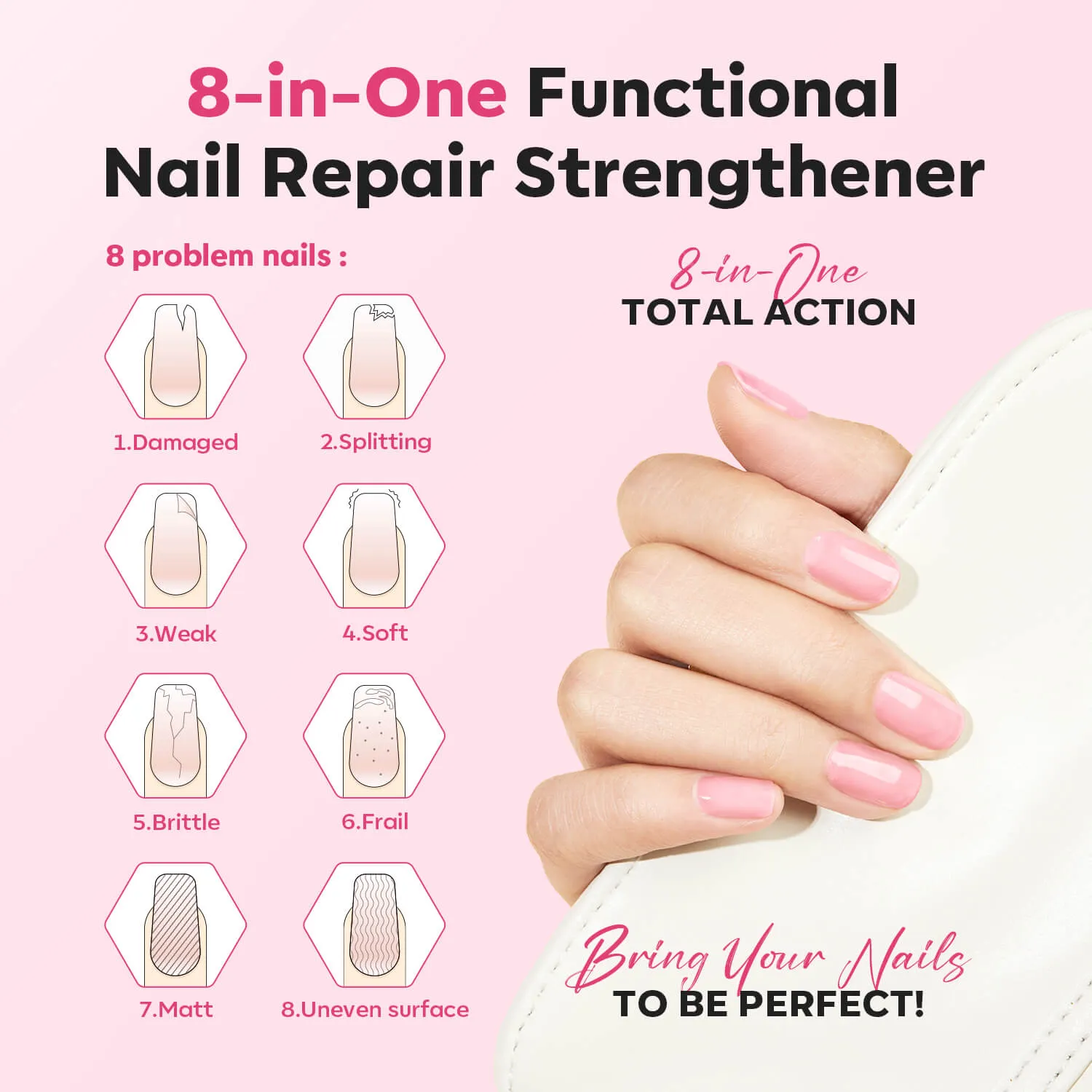 2 in 1 Nail Ridge Filler and Strengthener