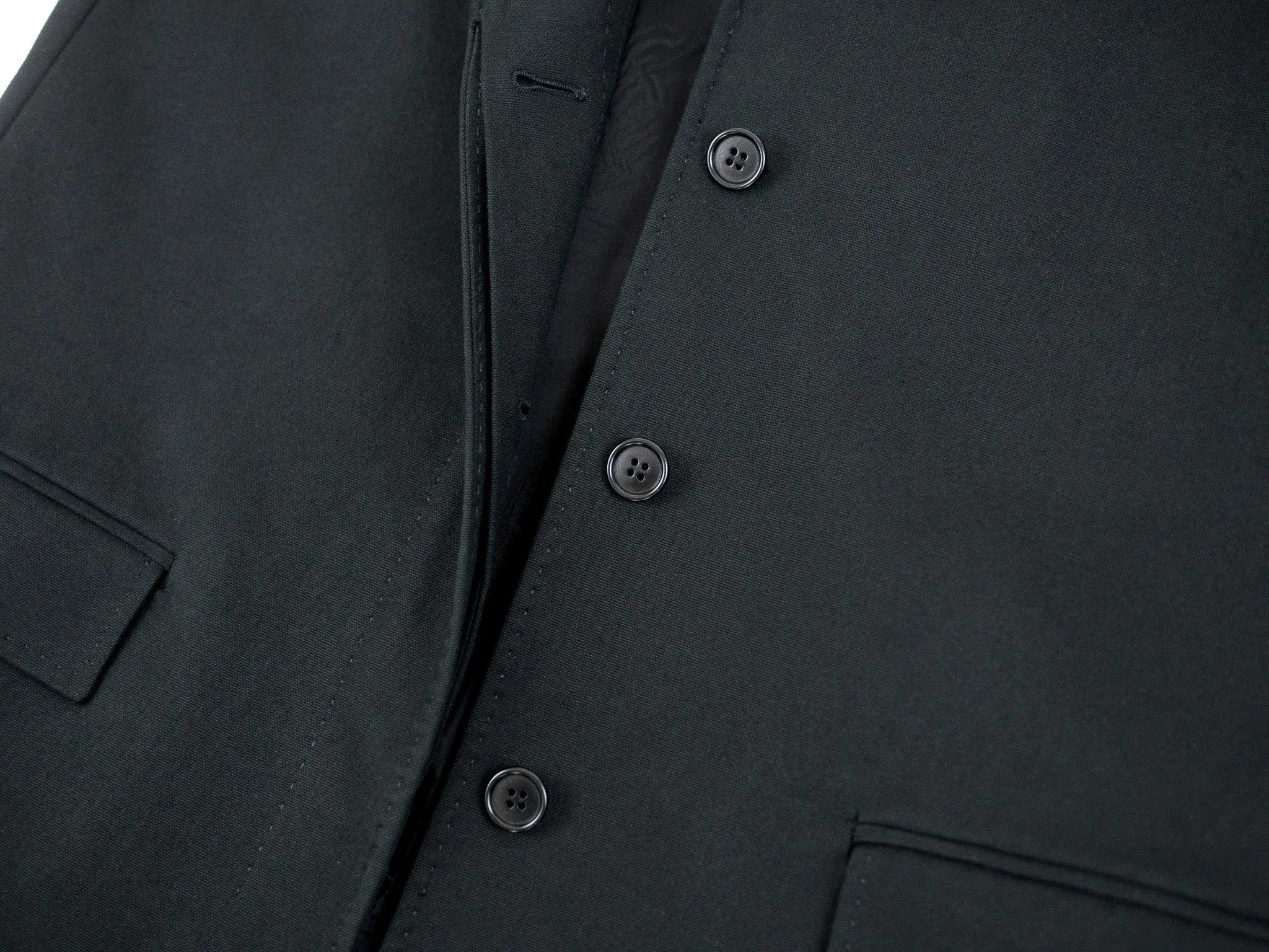 2005 Cotton Canvas Sartorial Chesterfield Coat with Hand-Finished Details