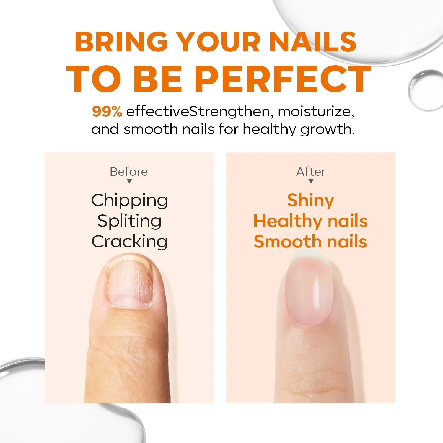 3 Pcs Nail Ridge Filling Strengthener 2 in 1
