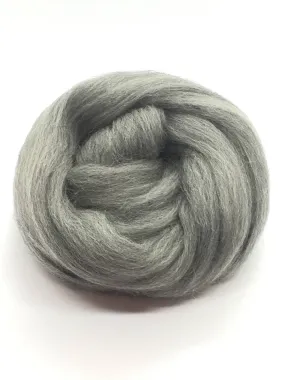4 oz  ounces  Gray Merino Wool Top Roving Fiber Spinning, Felting , weaving, dolls, Crafts USA -SALE! Blogger Favorite 5 Stars!