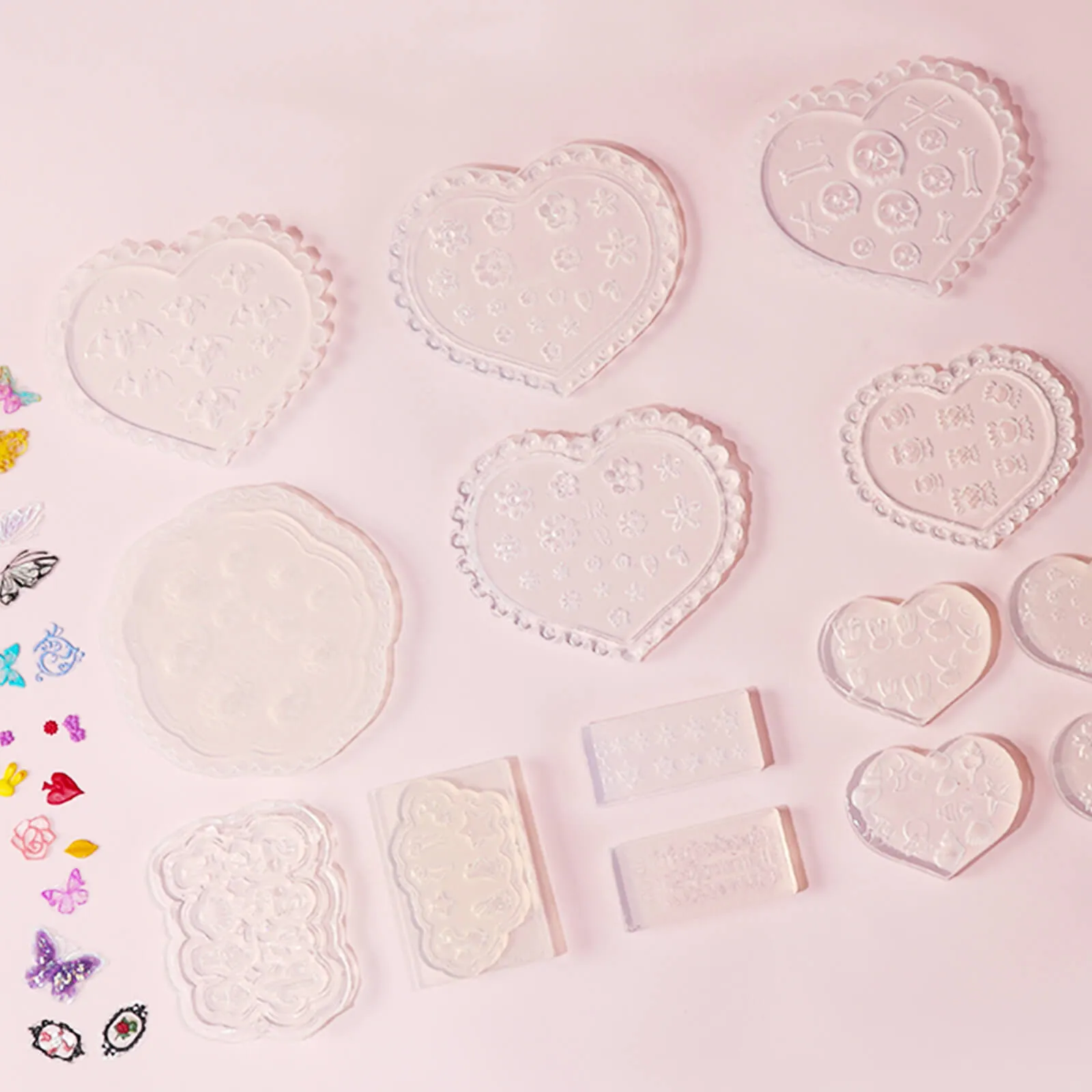 54pcs Nail Art Mold Full Set