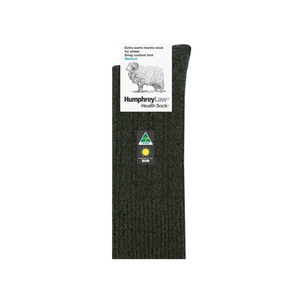 90% Merino Wool Heavy Knit Sock