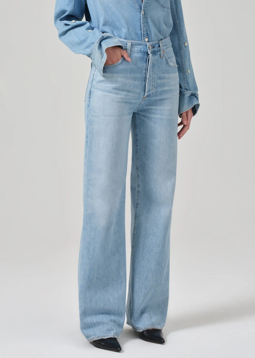 Annina High Rise Wide Leg 33" in Tularosa