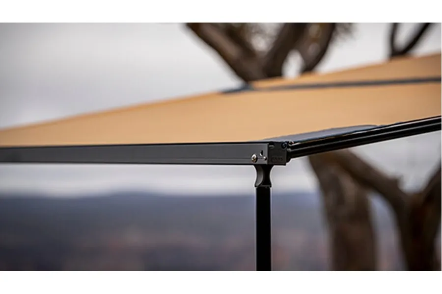 ARB Aluminum-Encased Awning W/ LED Light Strip - 8.2ft x 8.2ft