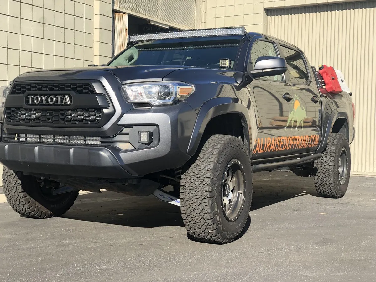 Cali Raised LED 2005-2021 Toyota Tacoma Trail Edition Rock Sliders