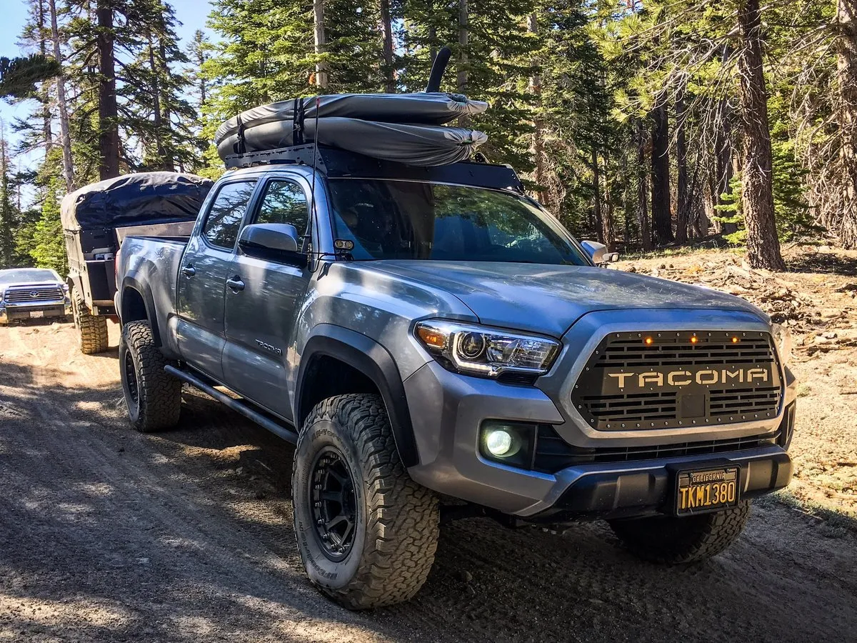 Cali Raised LED 2005-2021 Toyota Tacoma Trail Edition Rock Sliders