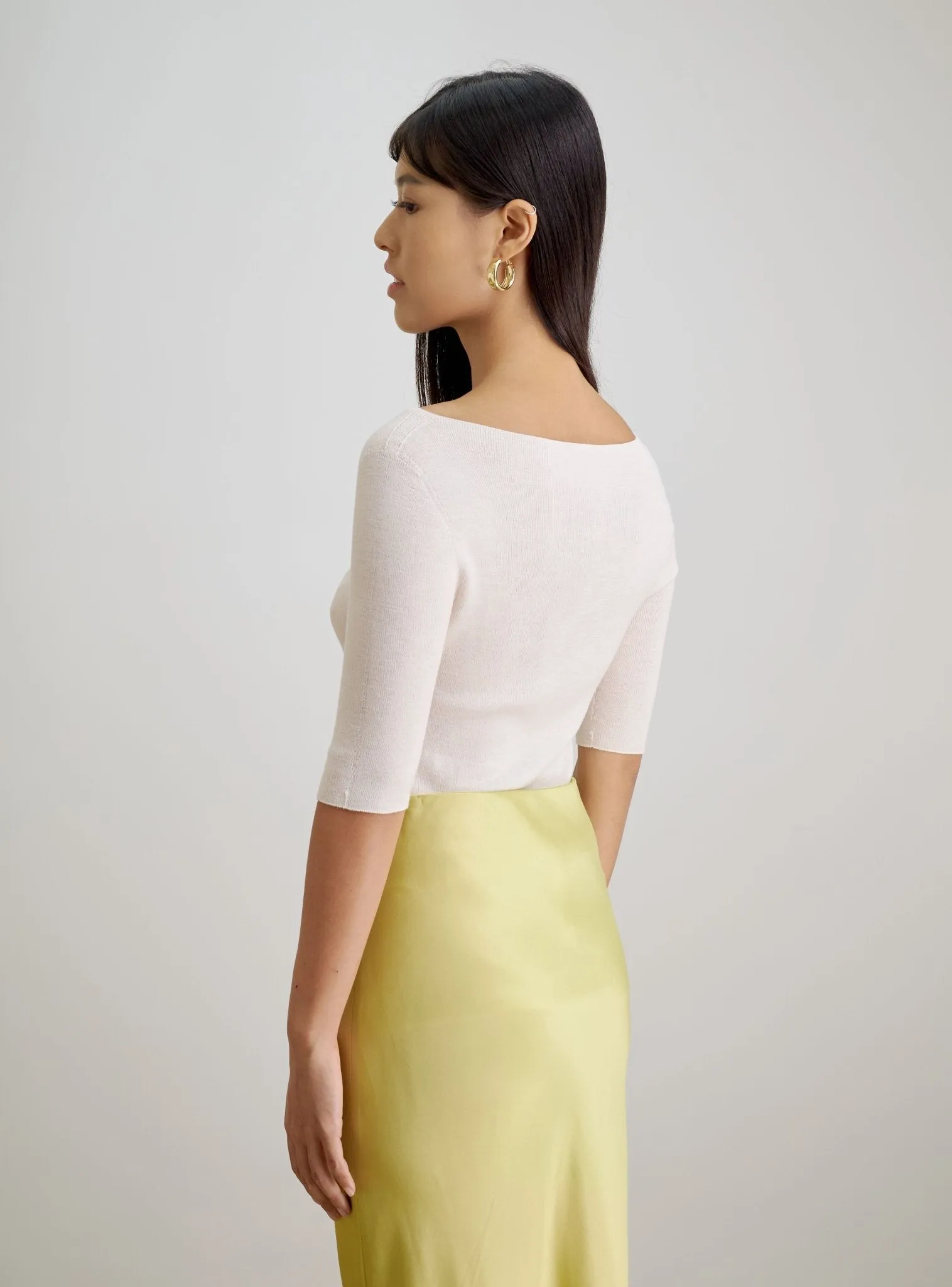 Carol superfine merino wool top (White)