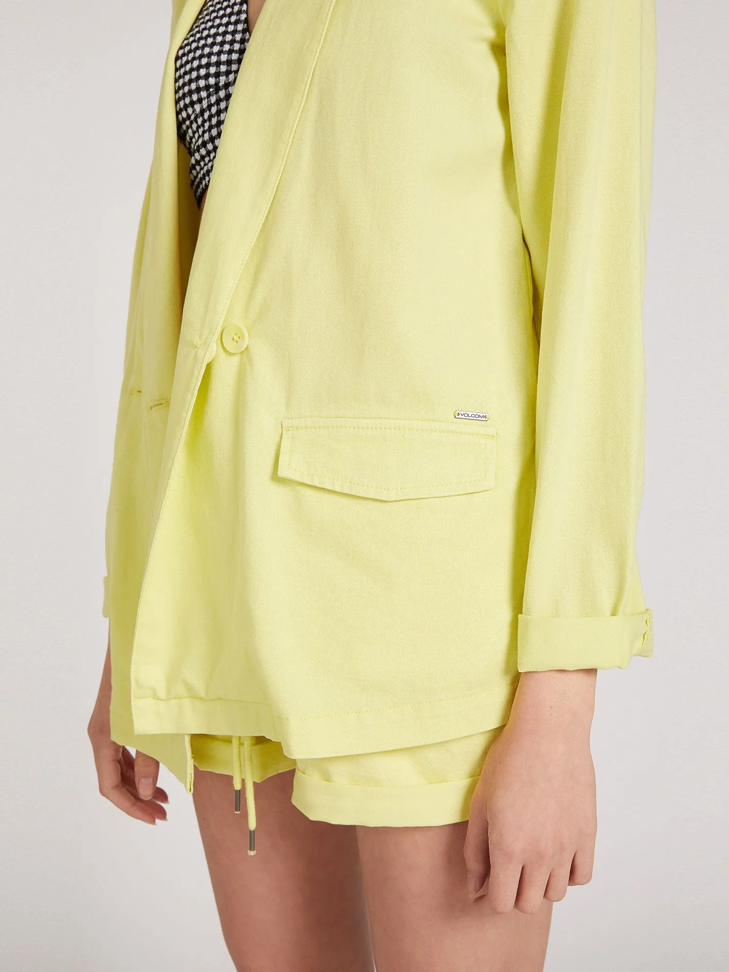 Coco Twill Blazer - Tropic Yellow