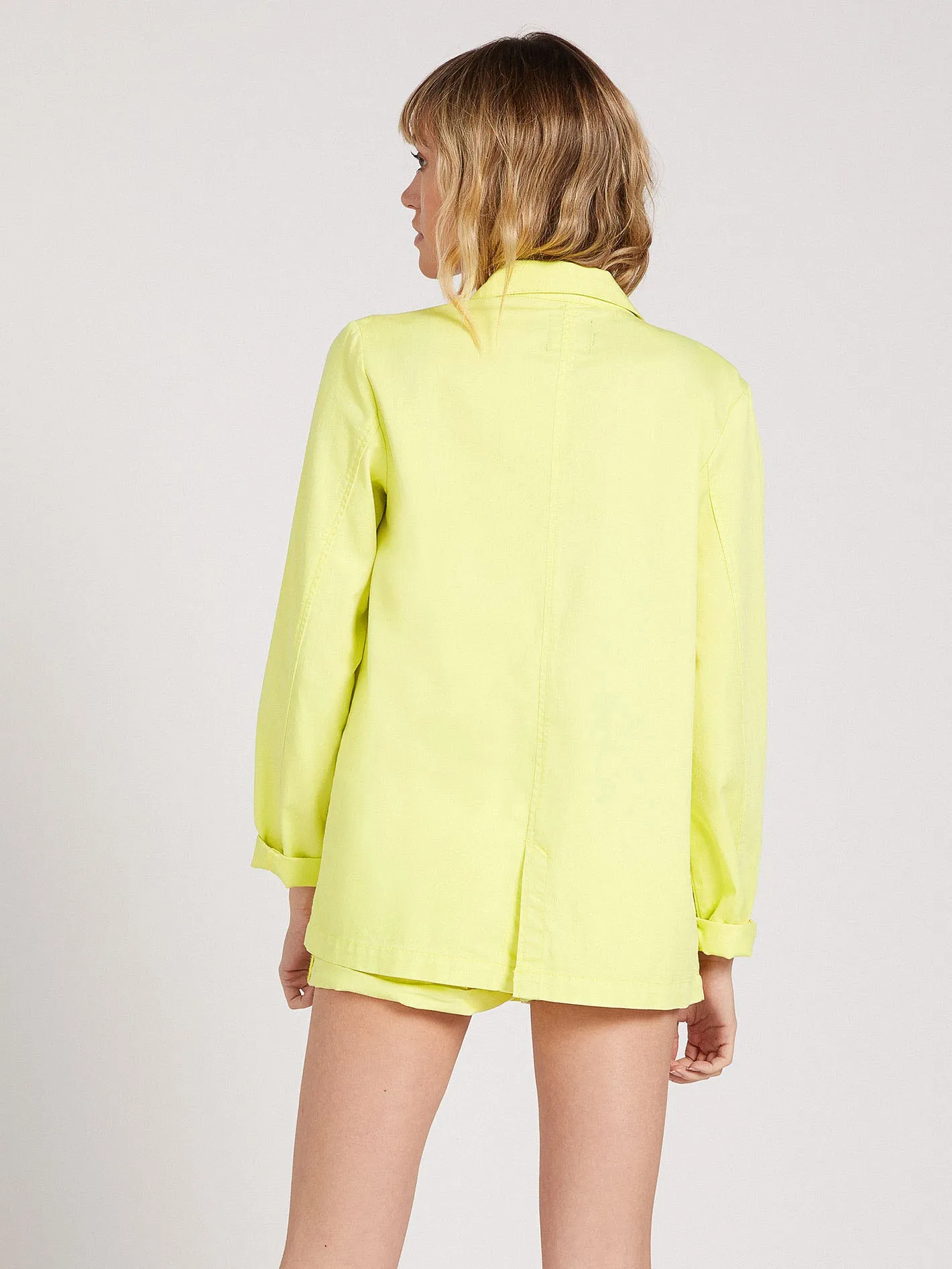Coco Twill Blazer - Tropic Yellow
