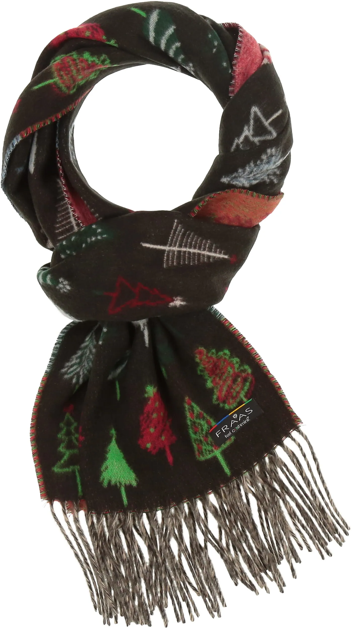 Colourful Fir Trees Cashmink Scarf