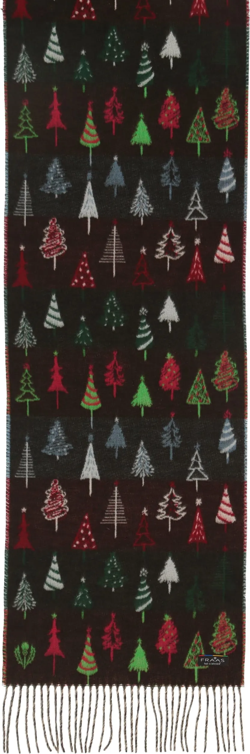 Colourful Fir Trees Cashmink Scarf