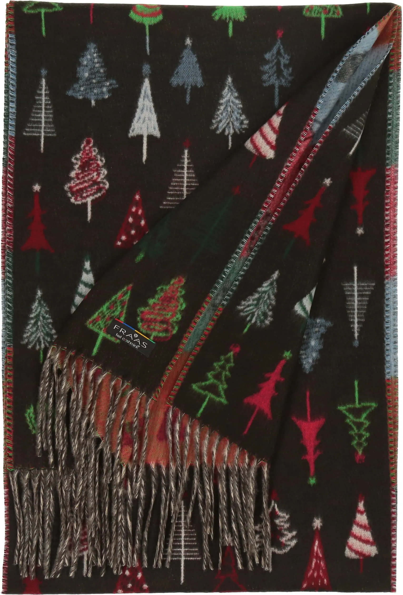 Colourful Fir Trees Cashmink Scarf