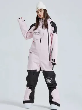 Couple Coveralls Winter Outdoor Waterproof One Piece Ski Suits