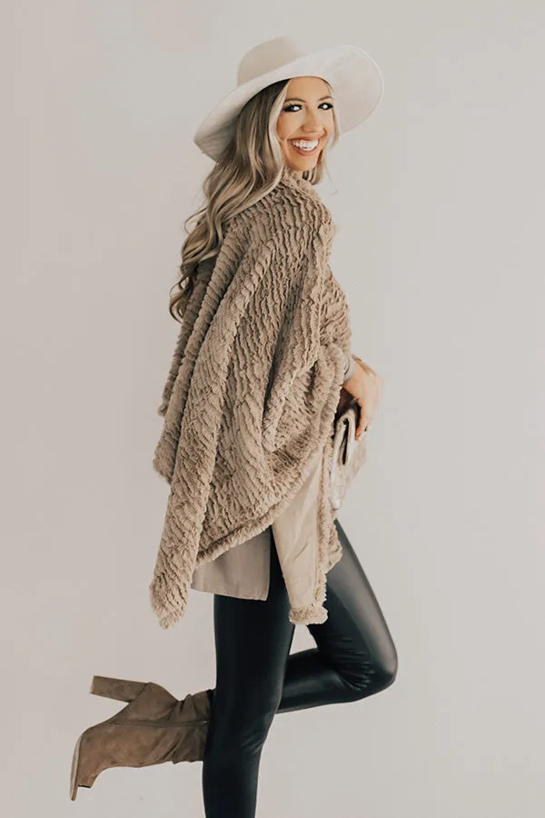 First Flurries Plush Poncho