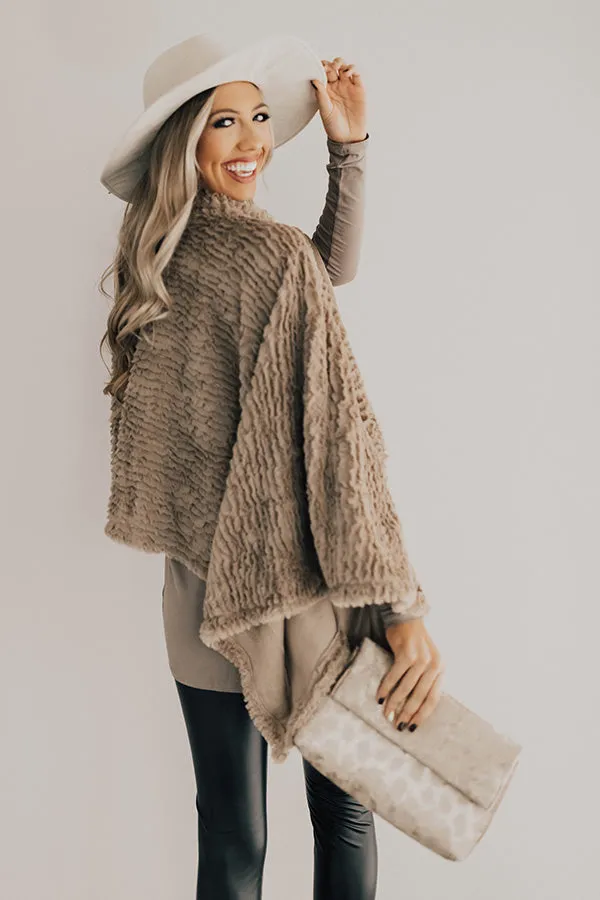 First Flurries Plush Poncho