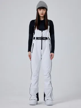 Girls Winter Snow Bibs Thick Insulated Ski Bib Overalls Slim Fit