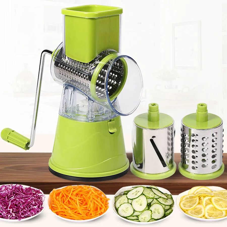 Handy - Manual  Rotary Mandoline Vegetable Grater