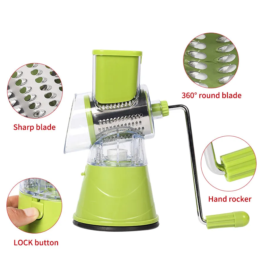 Handy - Manual  Rotary Mandoline Vegetable Grater