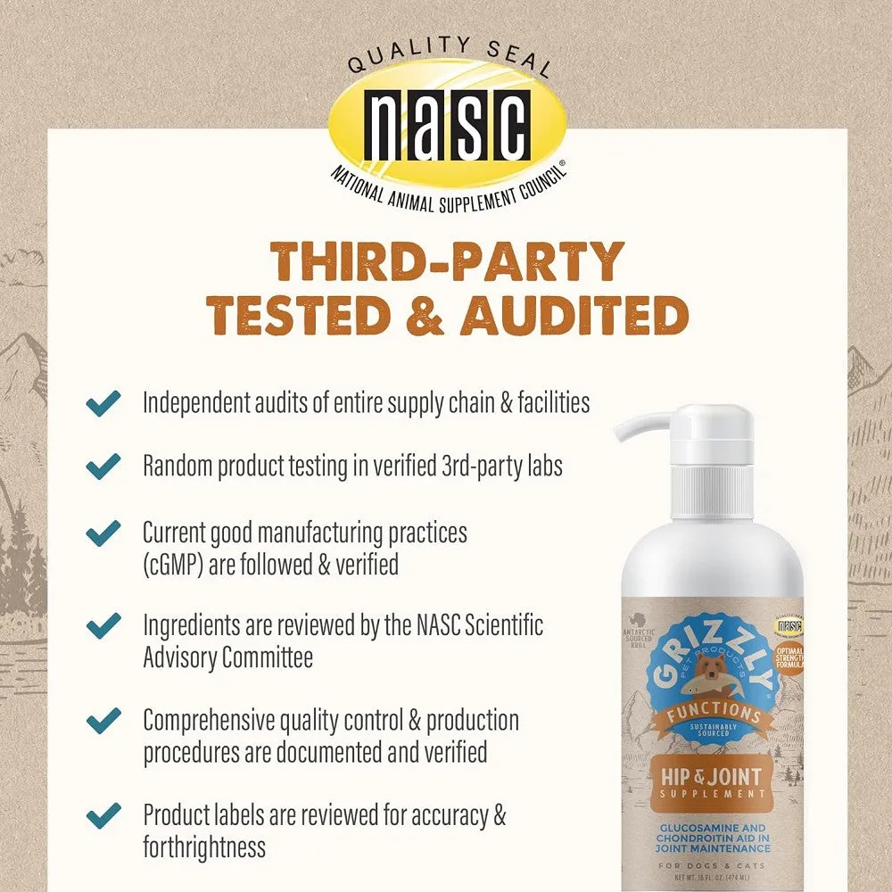 Hip & Joint Oil Food Supplement for Dogs & Cats
