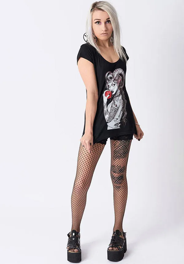 Inferno Tattoo Gothic | SLASH BACK T-SHIRT