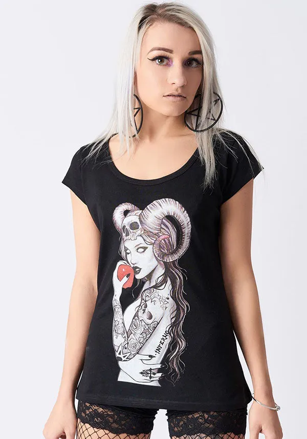 Inferno Tattoo Gothic | SLASH BACK T-SHIRT