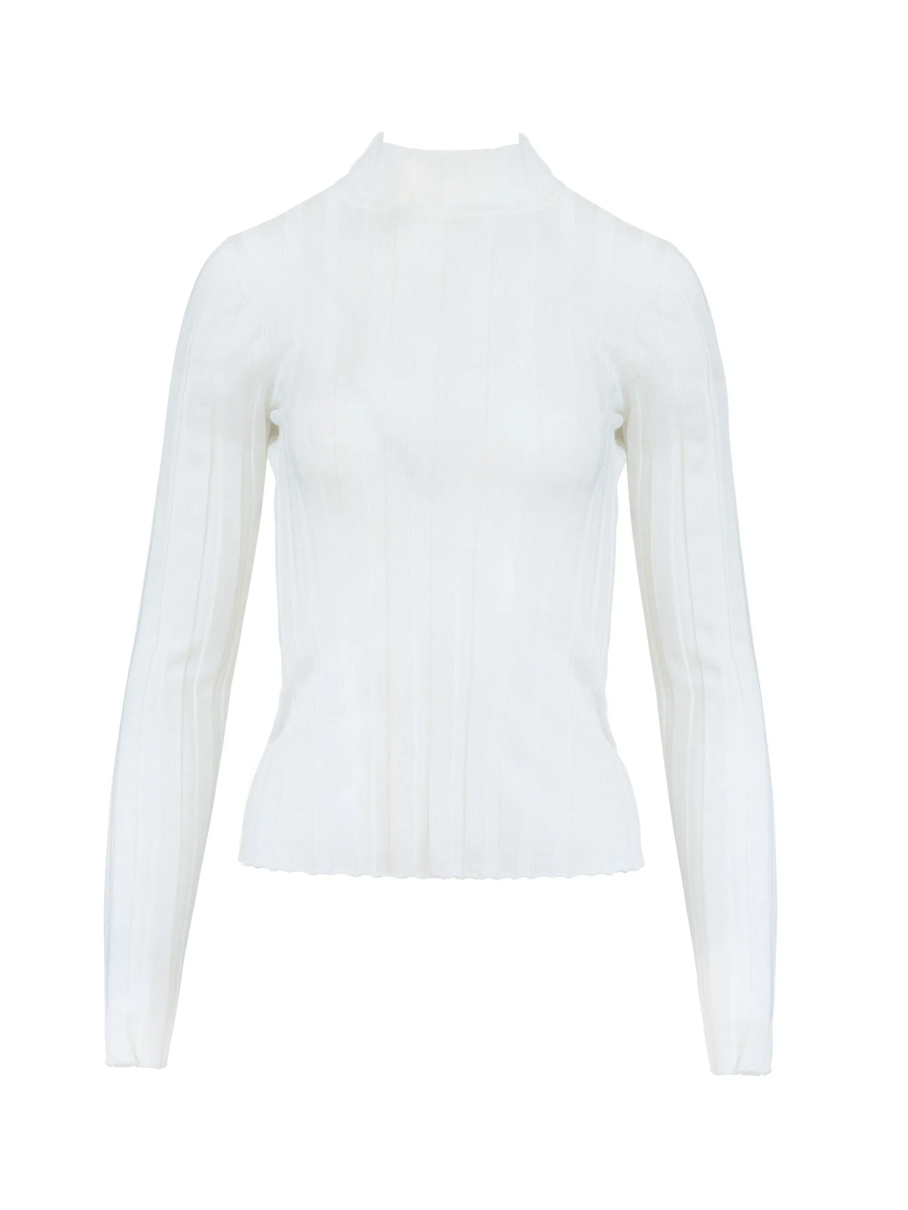 Iona Rib Long Sleeve Top