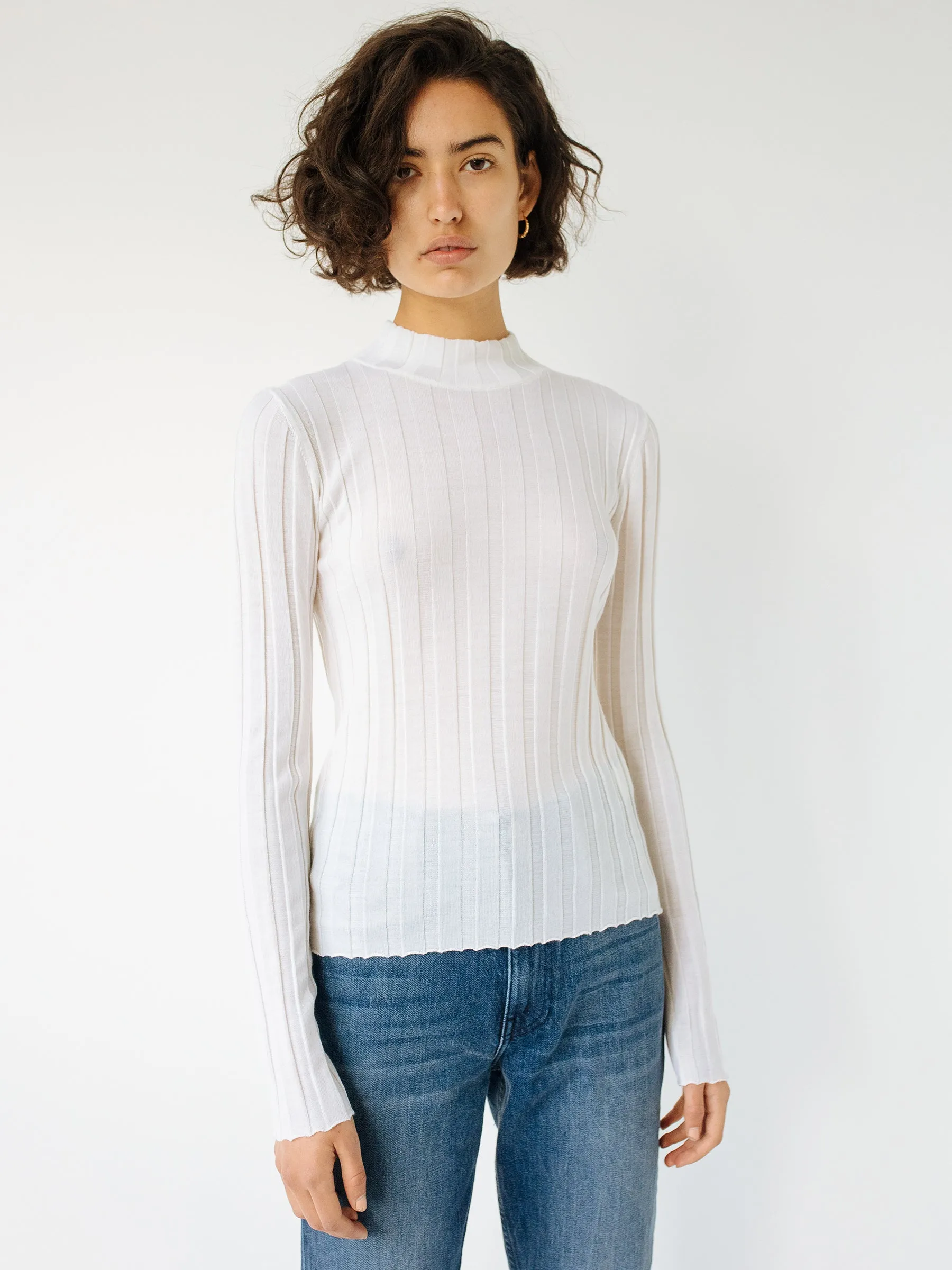 Iona Rib Long Sleeve Top