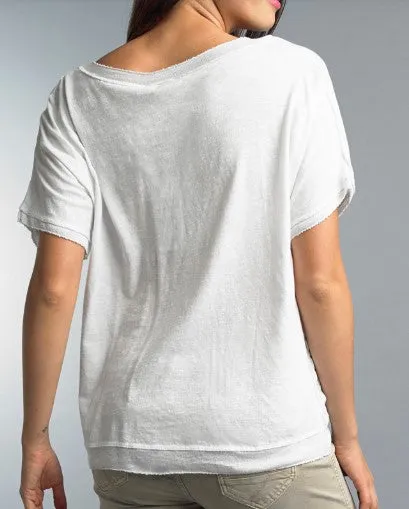 Italian Top with Light Sparkle Trim