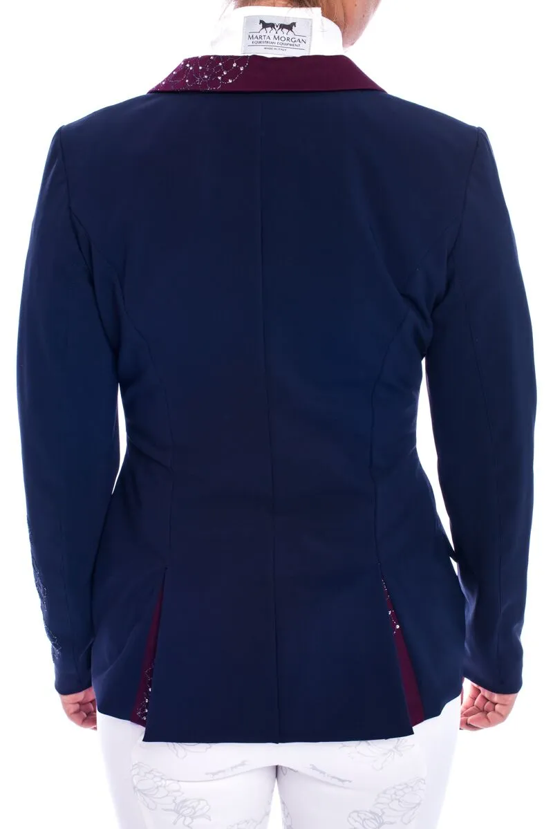 J-Margot Peony Competition Jacket (Navy/Bordeaux)