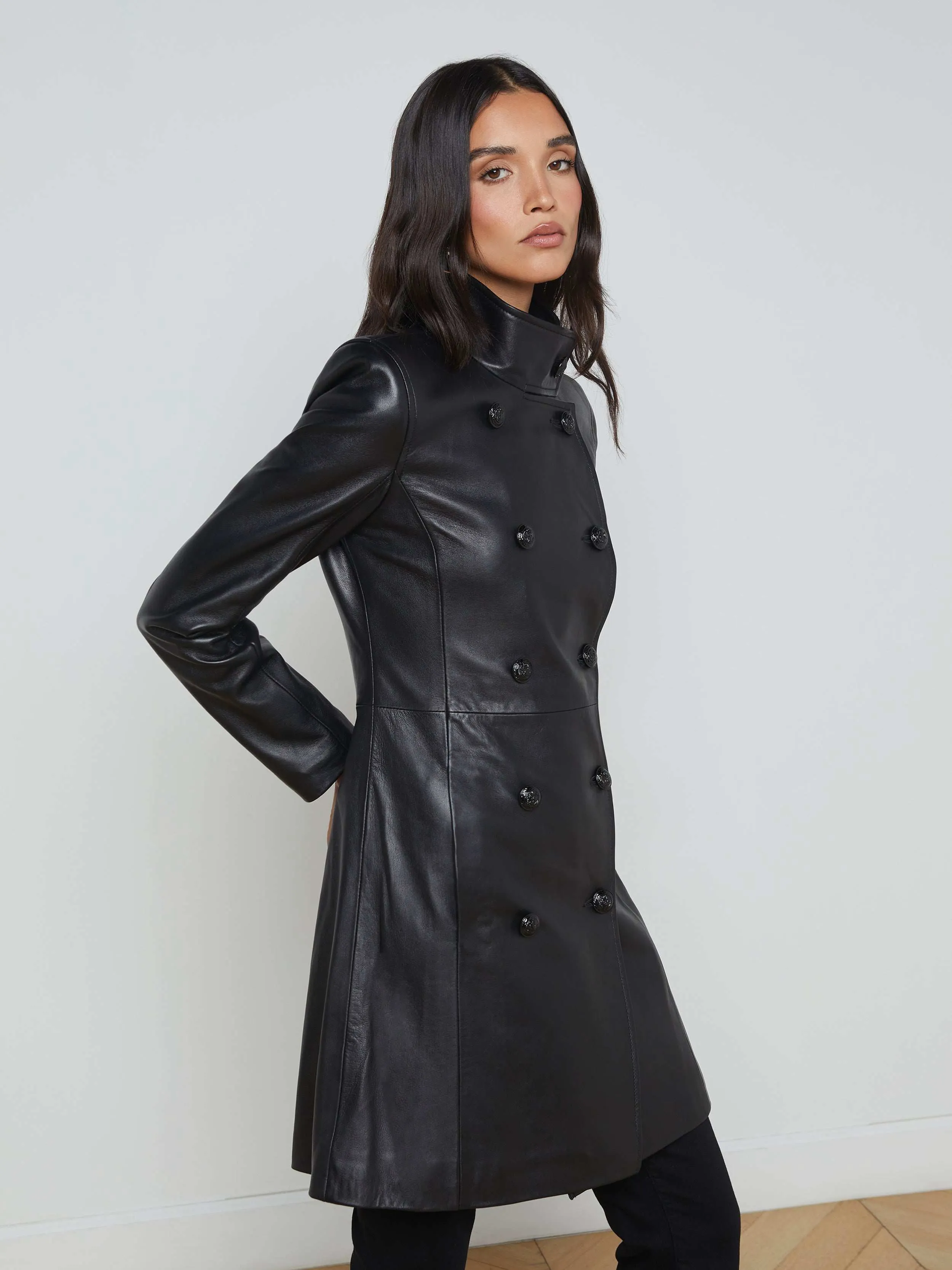 Lyon Leather Coat