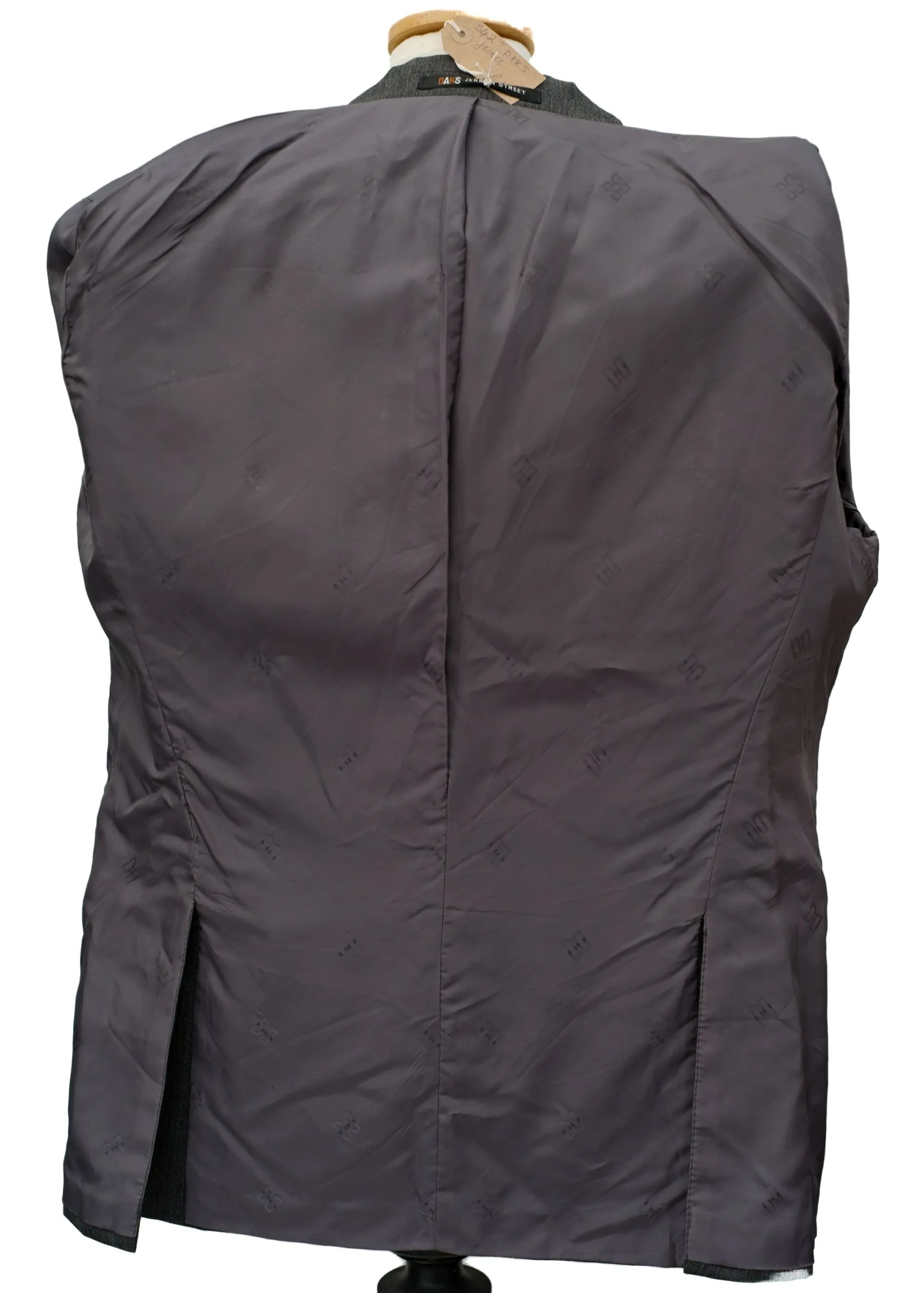Men's Vintage DAKS Grey Single Breasted Jacket • 42S