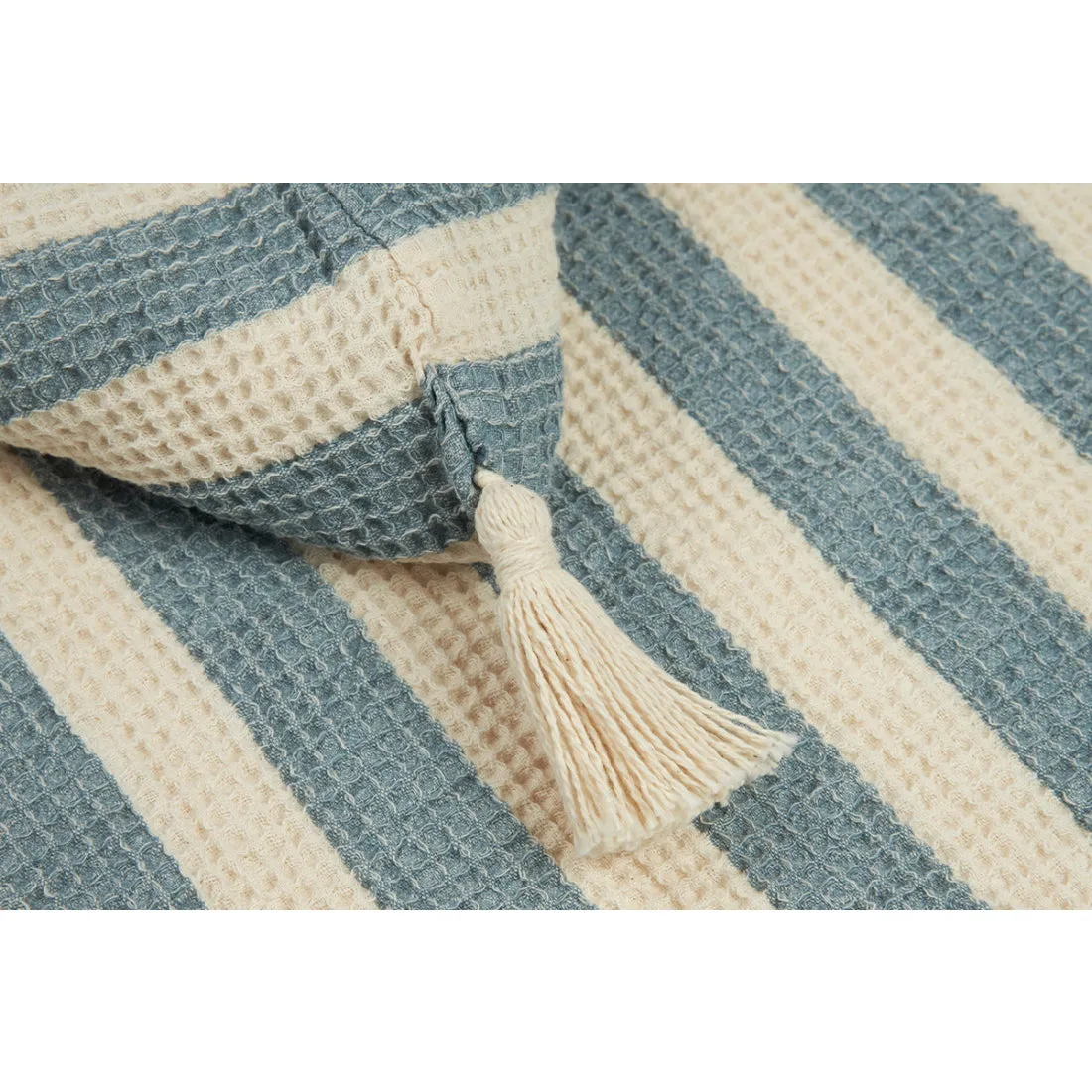 nobodinoz Portofino Poncho 3-6 Years Blue Stripes