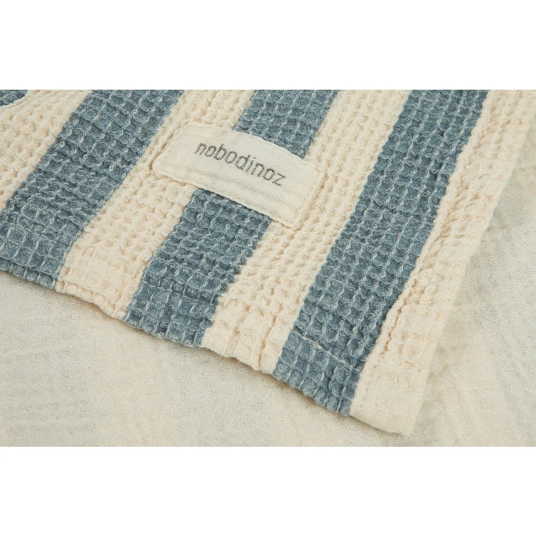 nobodinoz Portofino Poncho 3-6 Years Blue Stripes