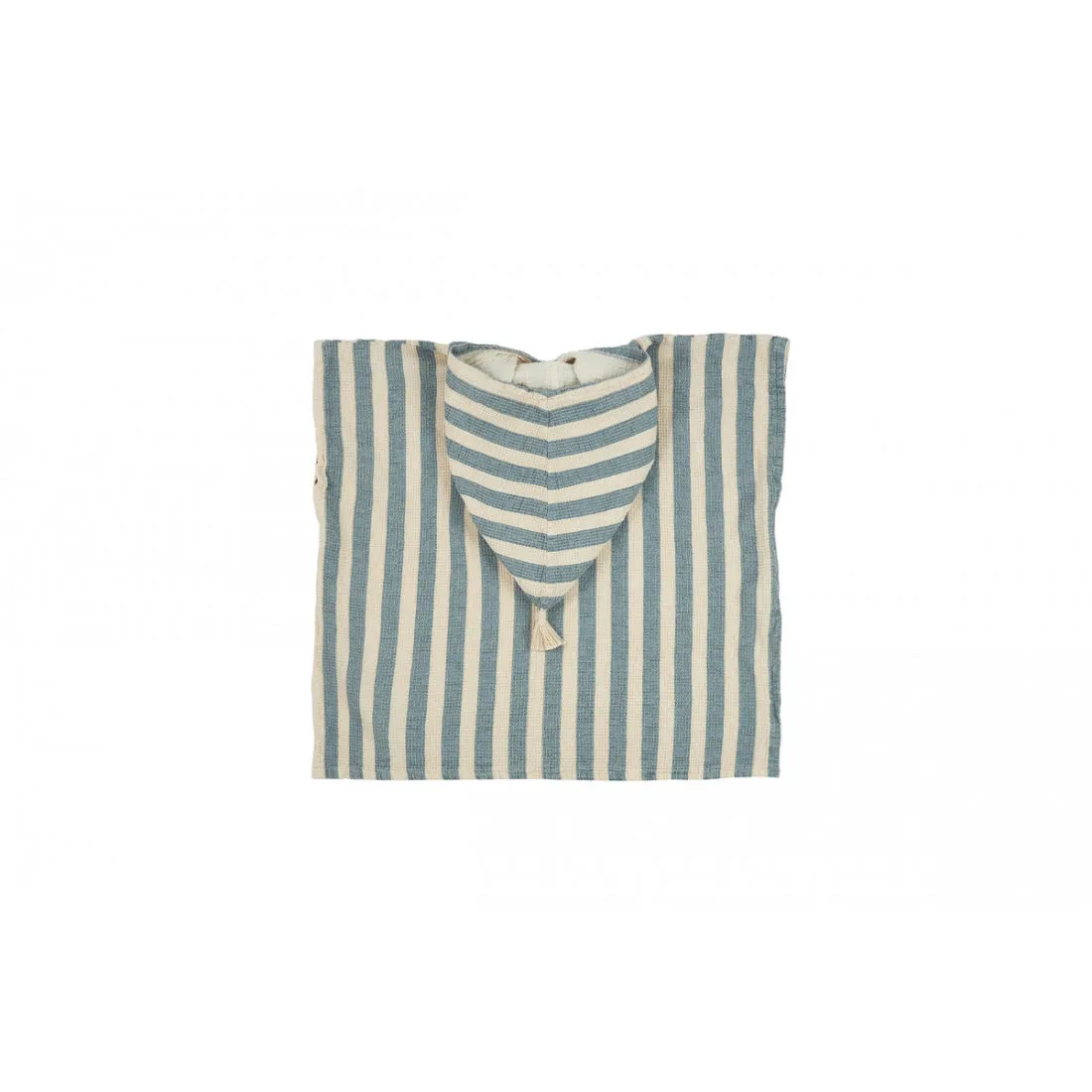 nobodinoz Portofino Poncho 3-6 Years Blue Stripes