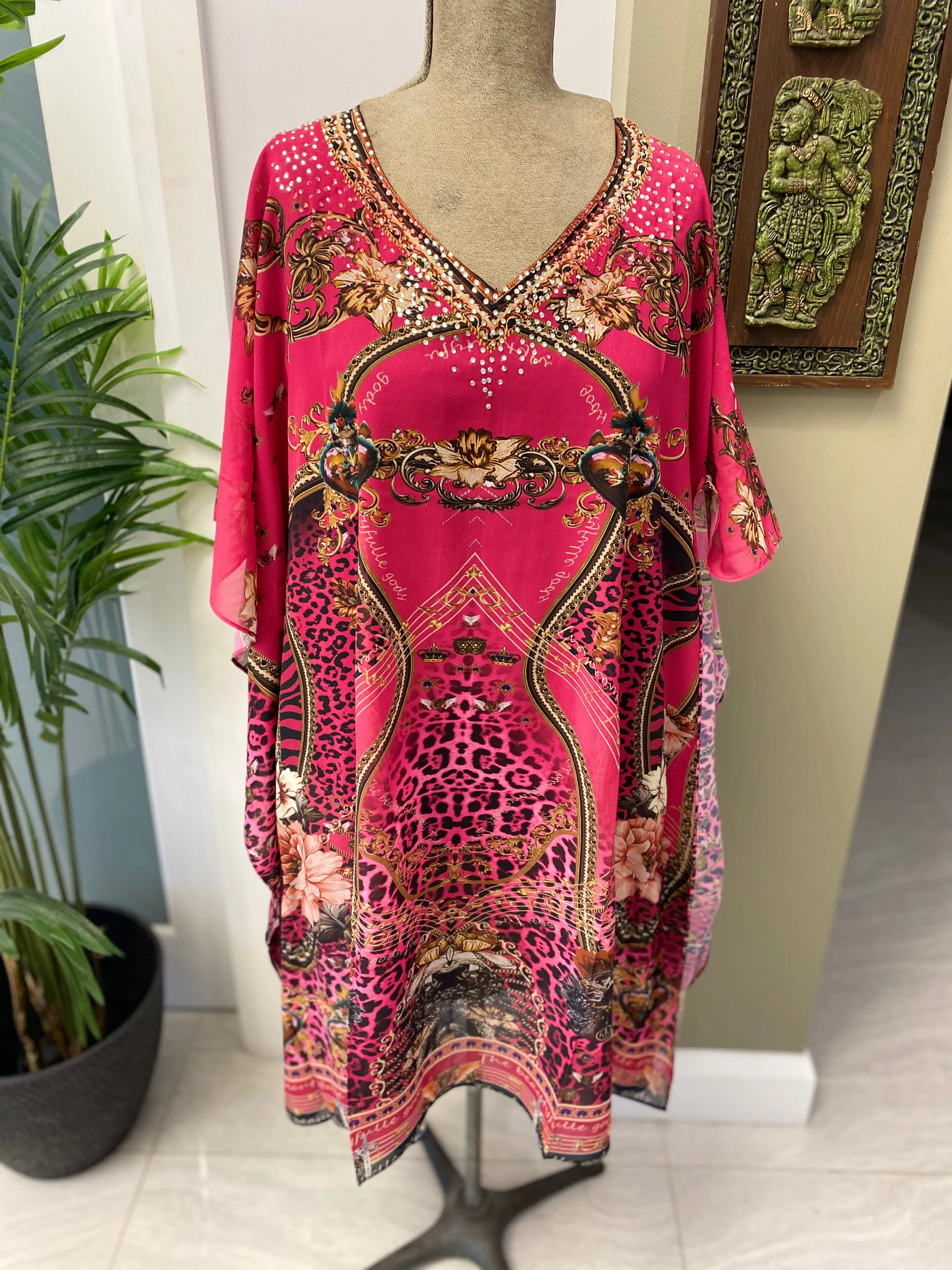 Ombre embellished Tunic Top AU 12-22