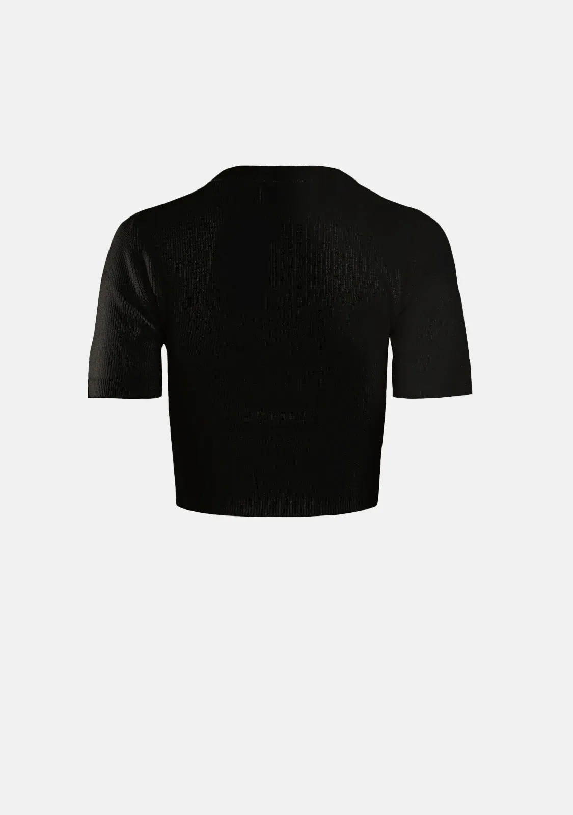 ONL Kai SS Crop Cross Knit Top
