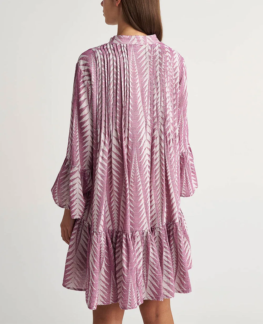 OVERSIZED TUNIC DRESS "FINIKAS"PURPLE