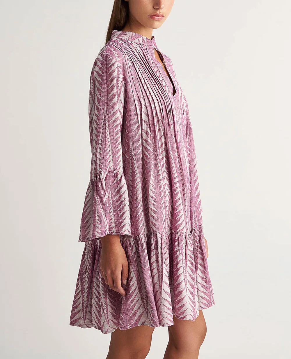 OVERSIZED TUNIC DRESS "FINIKAS"PURPLE