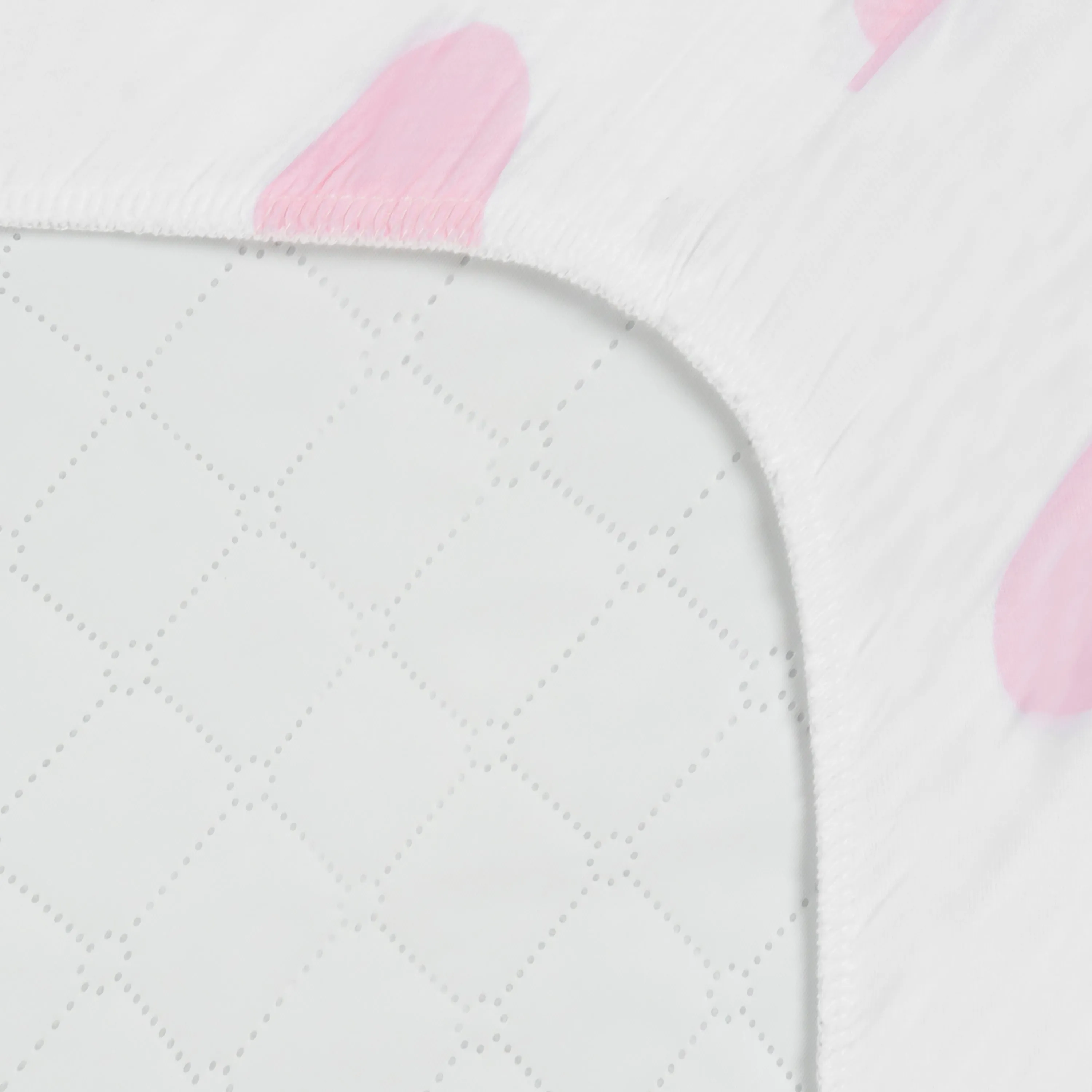 Pink/White Hearts and Dots 2 Pack Portable Crib/Playard Sheet Set