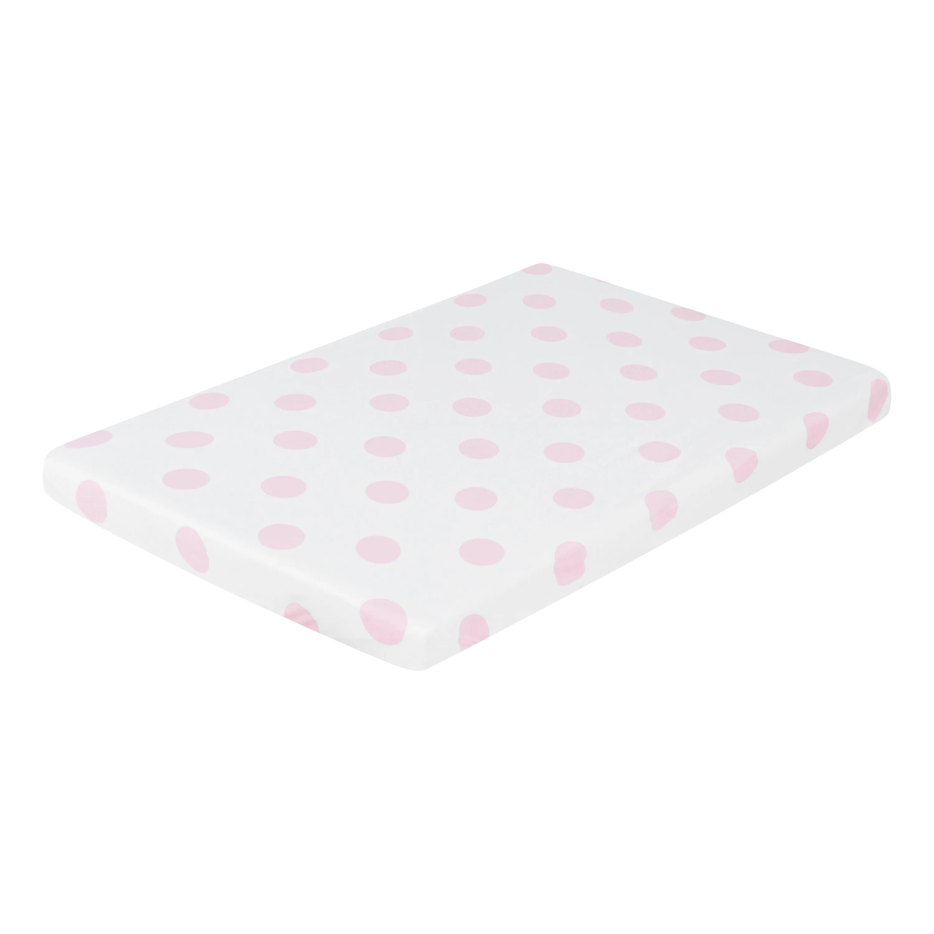 Pink/White Hearts and Dots 2 Pack Portable Crib/Playard Sheet Set