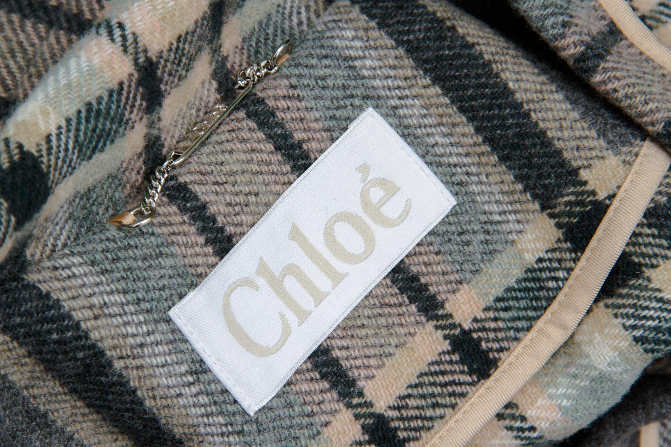 PLAID CAPE PONCHO