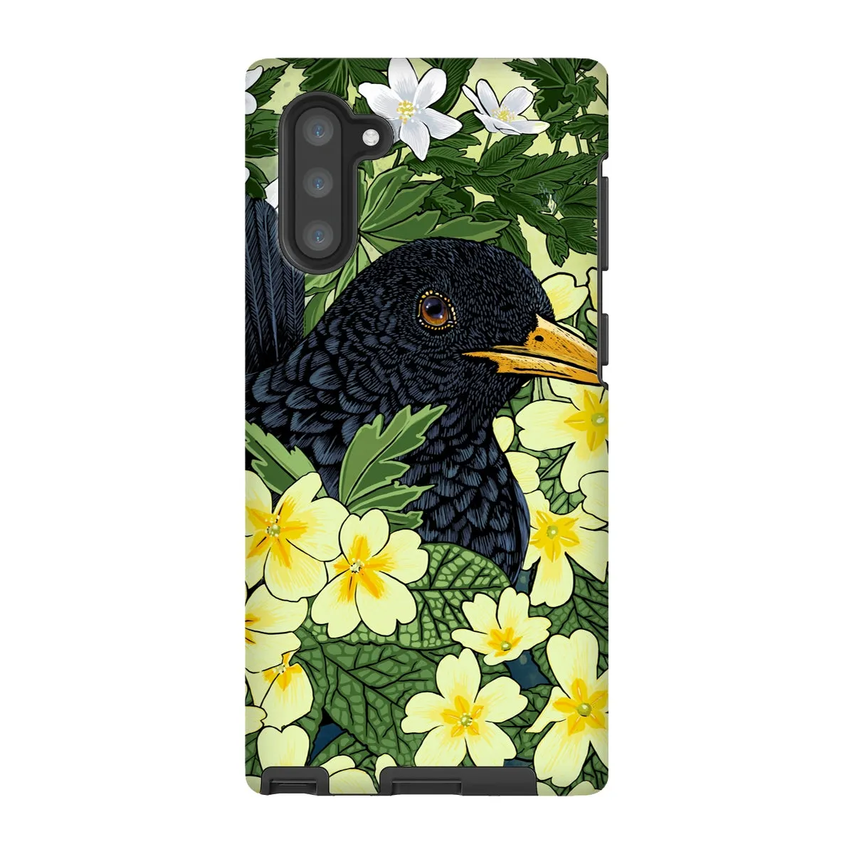 ‘Primrose Blackbird’ Tough Phone Case