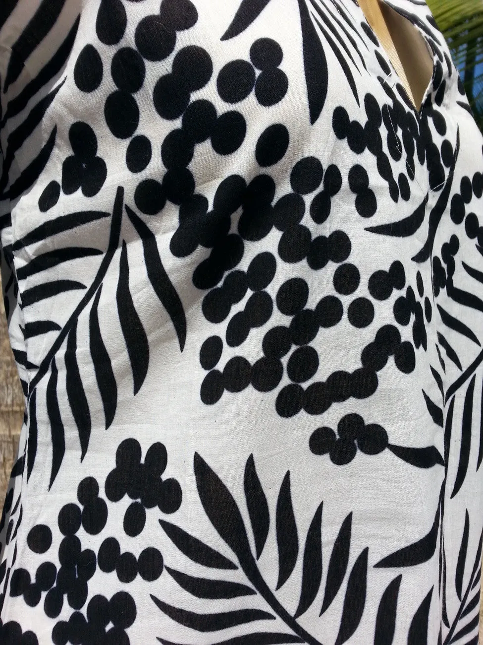 Raja Cotton Tunic Fruit Leaf
