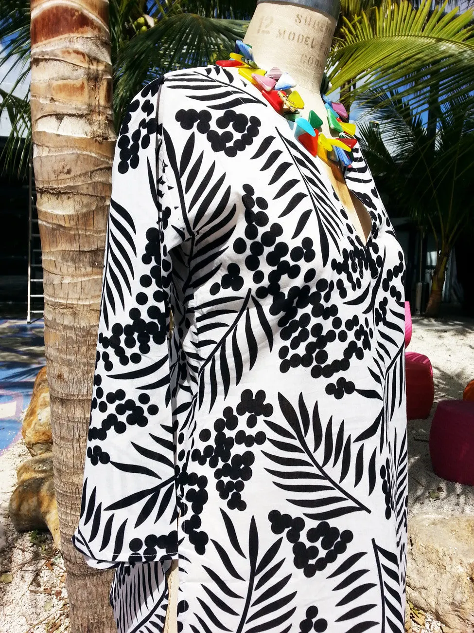 Raja Cotton Tunic Fruit Leaf