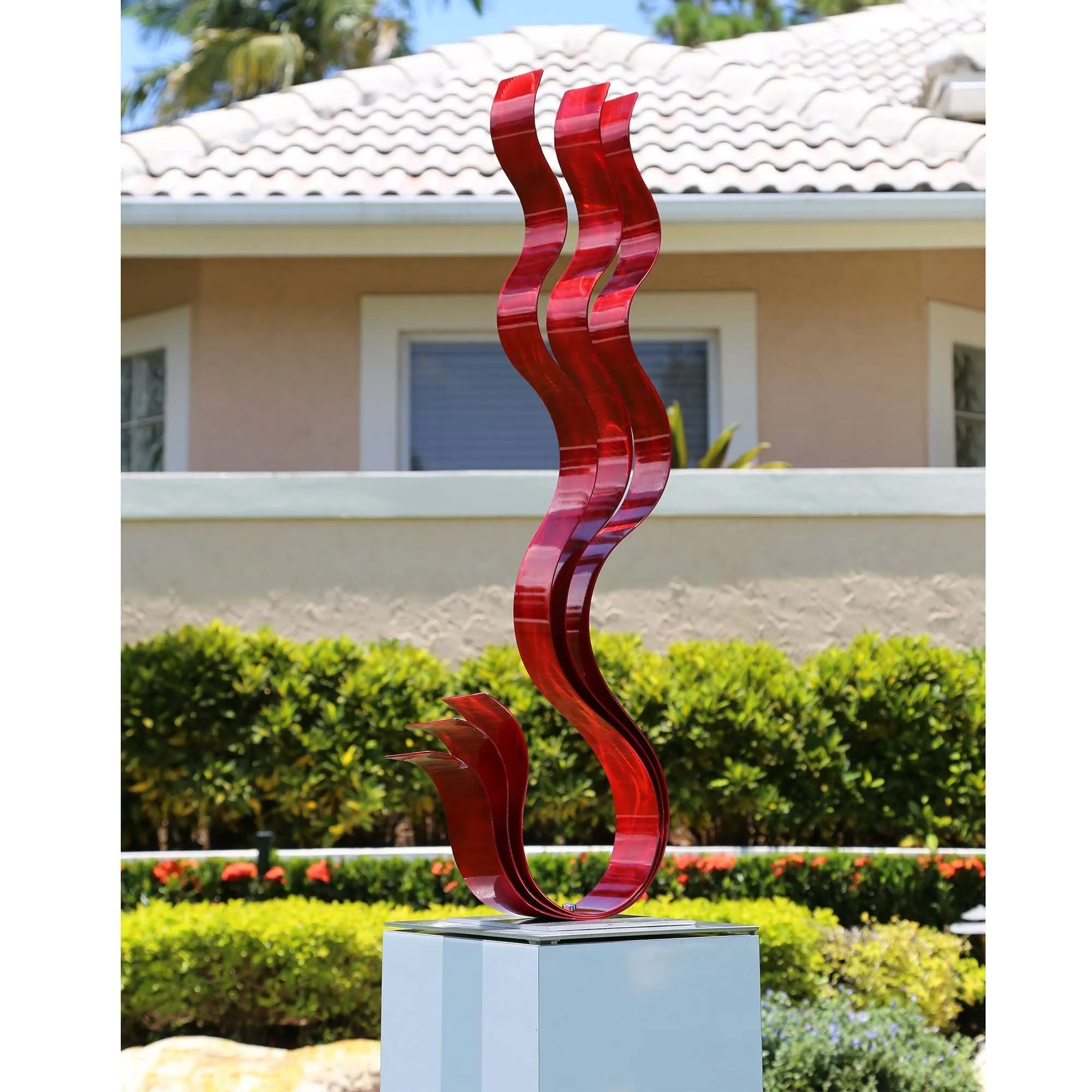 Red Transitions Flat Base