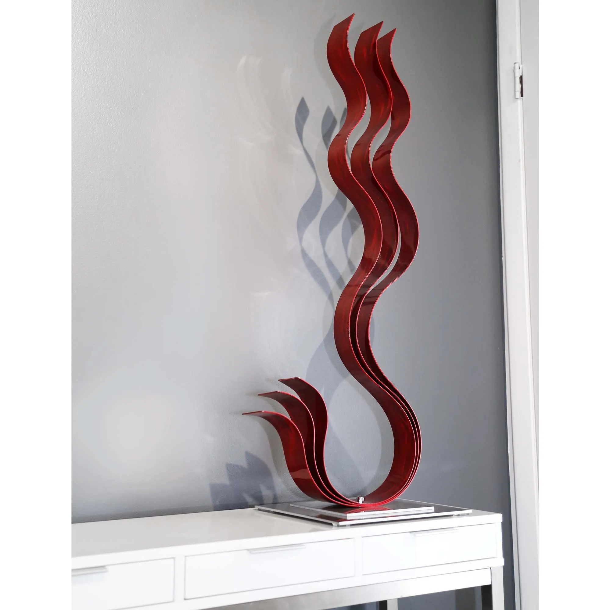 Red Transitions Flat Base